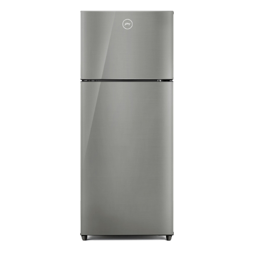 Godrej 238 Liter Double Door Refrigerator (RTEON ALPHA 250BXP RI ST GL) model RTEON ALPHA 250BXP RI ST GL front view - GharOne Nepal